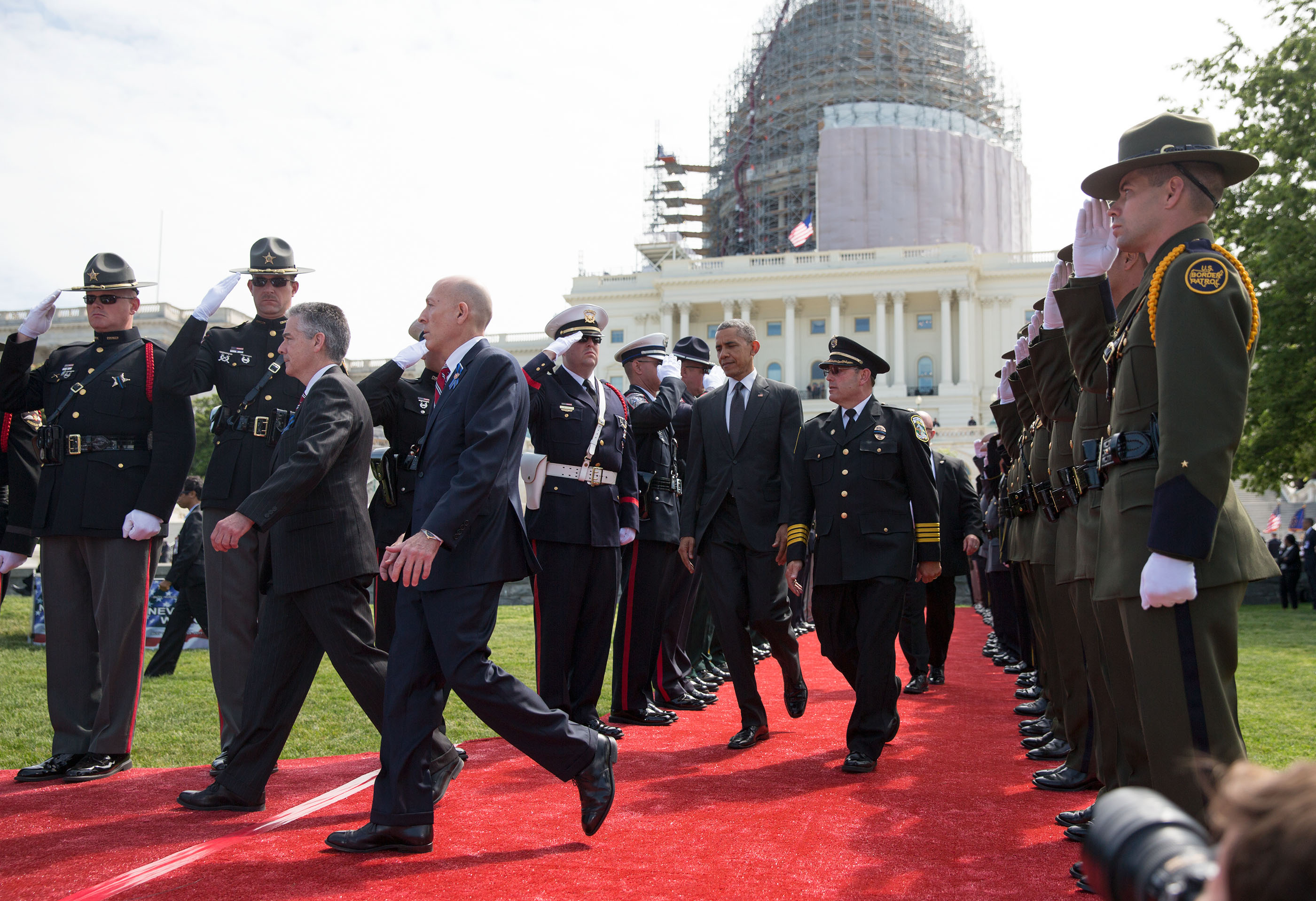 The President Speaks at the National Peace Officers Memorial The