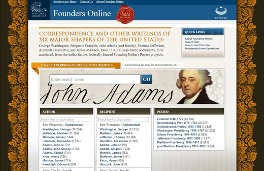 founders online screenshot