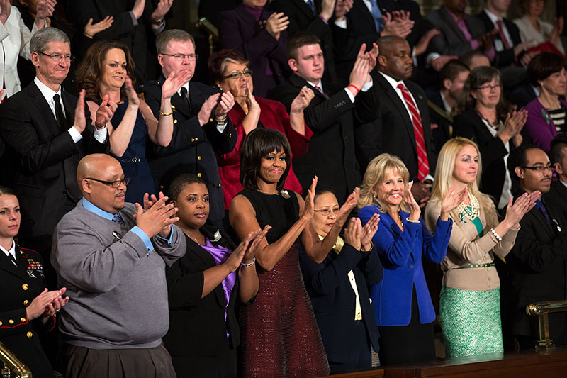 First Lady Michelle Obama, Dr. Jill Biden, and Guests 