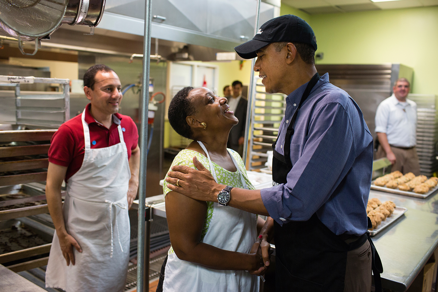 President Obama Greets Volunteers on September 11, 2013