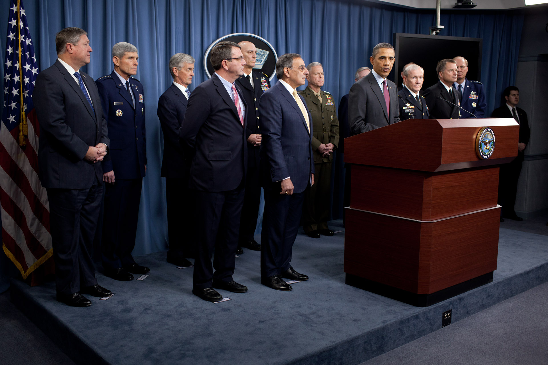 20120105 President Obama at the Pentagon