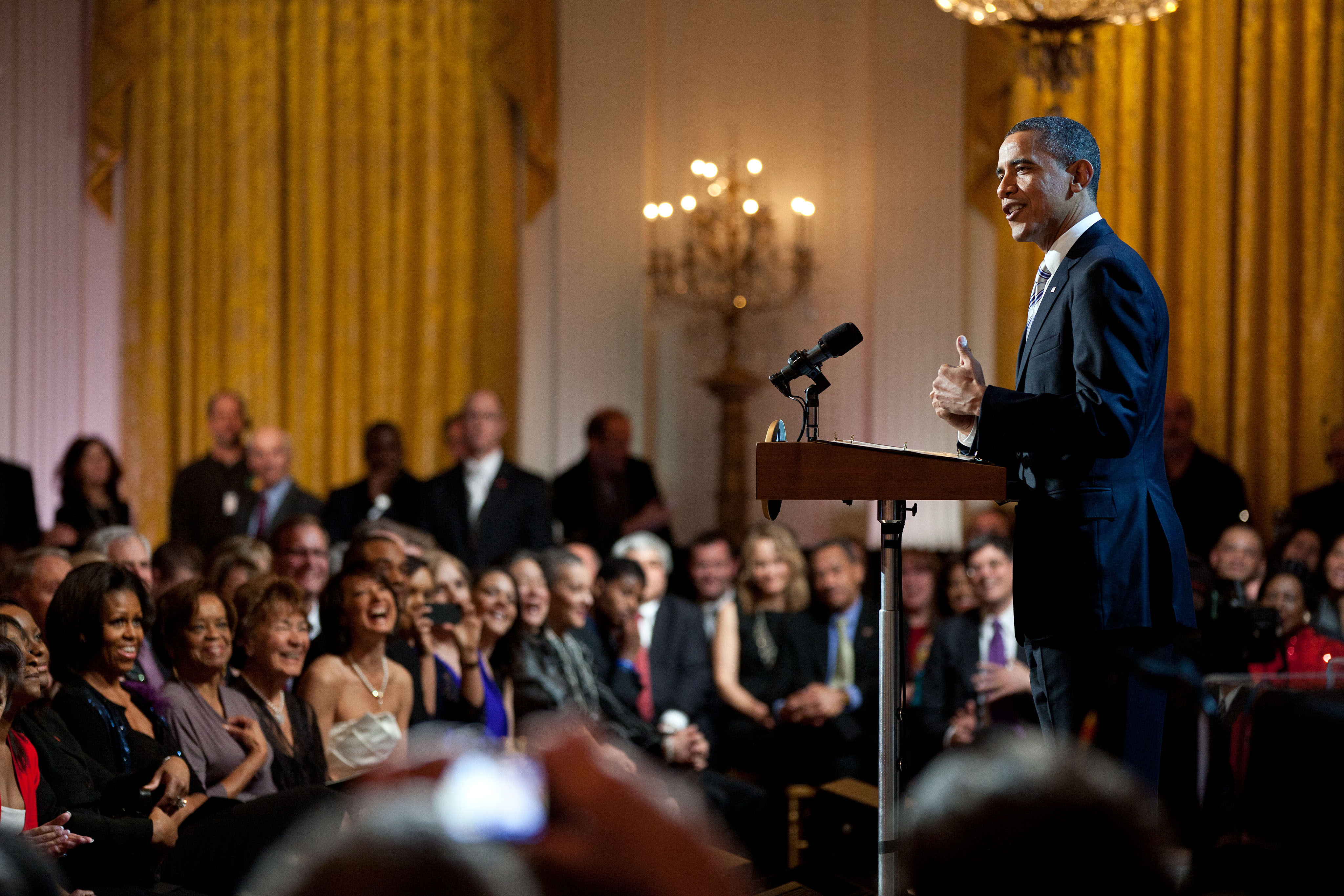 President Barack Obama hosts, “In Performance at the White House: Red, White and Blues” (February 21, 2012) 