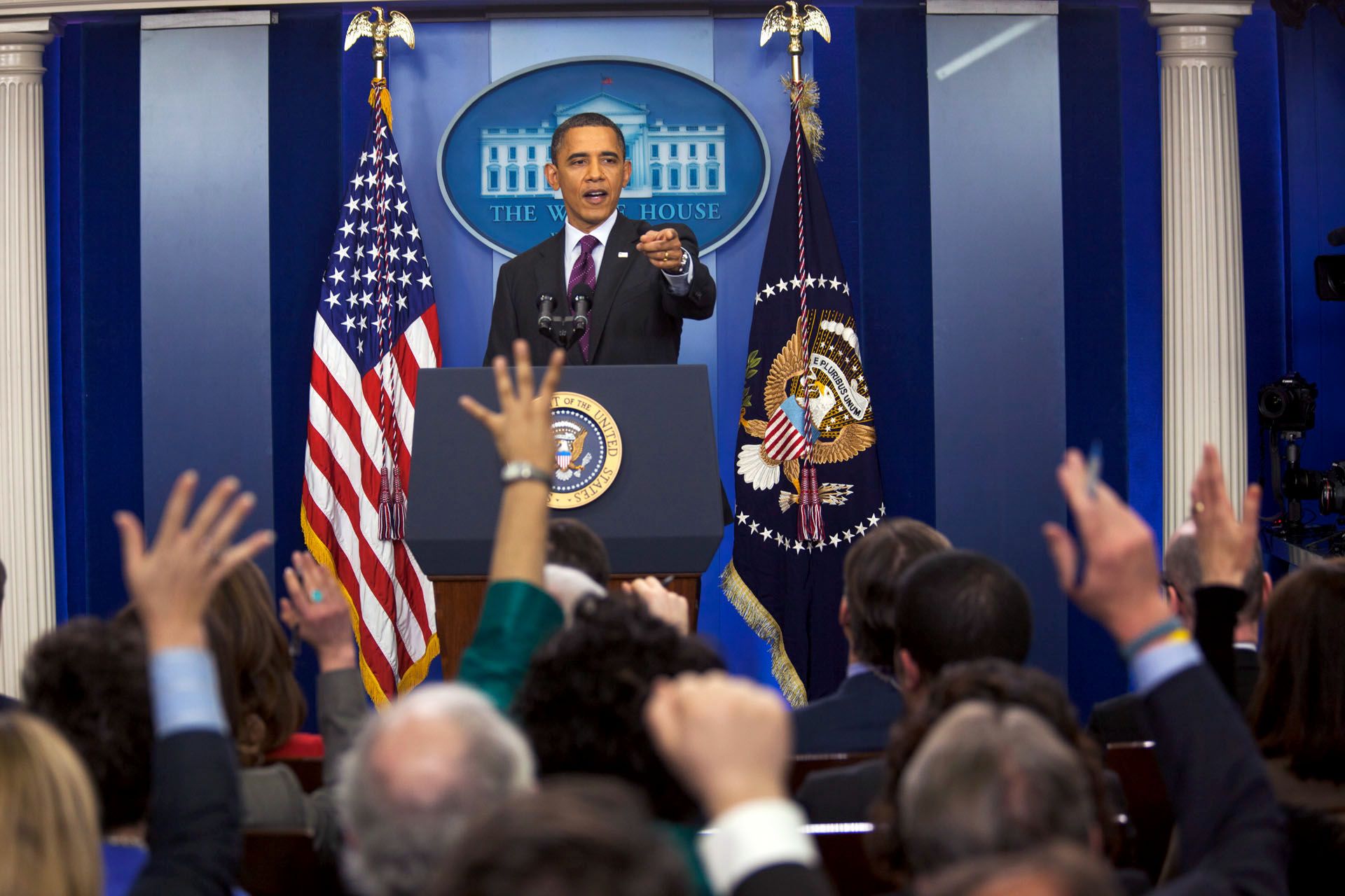 President Barack Obama holds a press conference (March 6, 2012)
