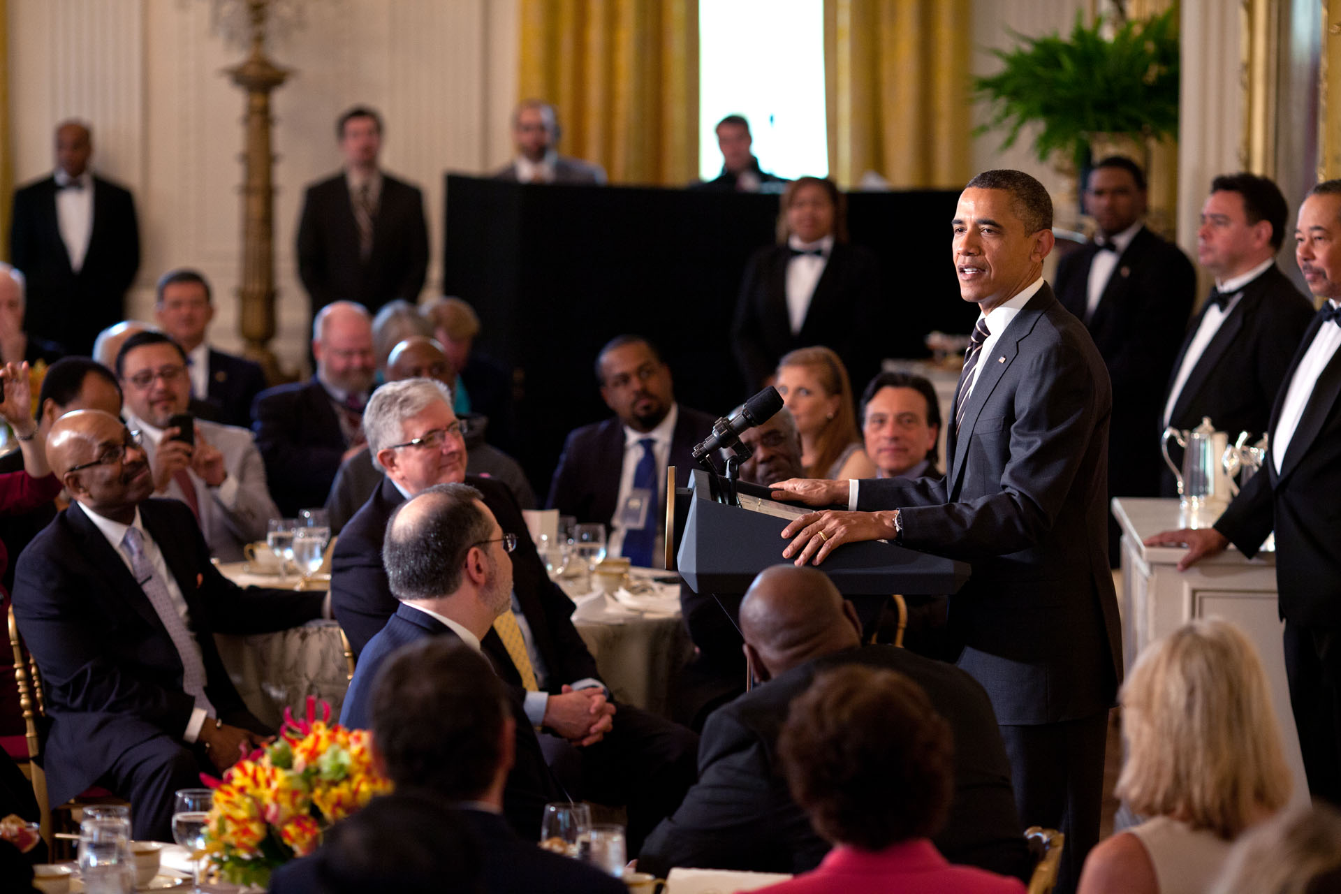 President Barack Obama delivers remarks before the Easter Prayer Breakfast (April 4, 2012)