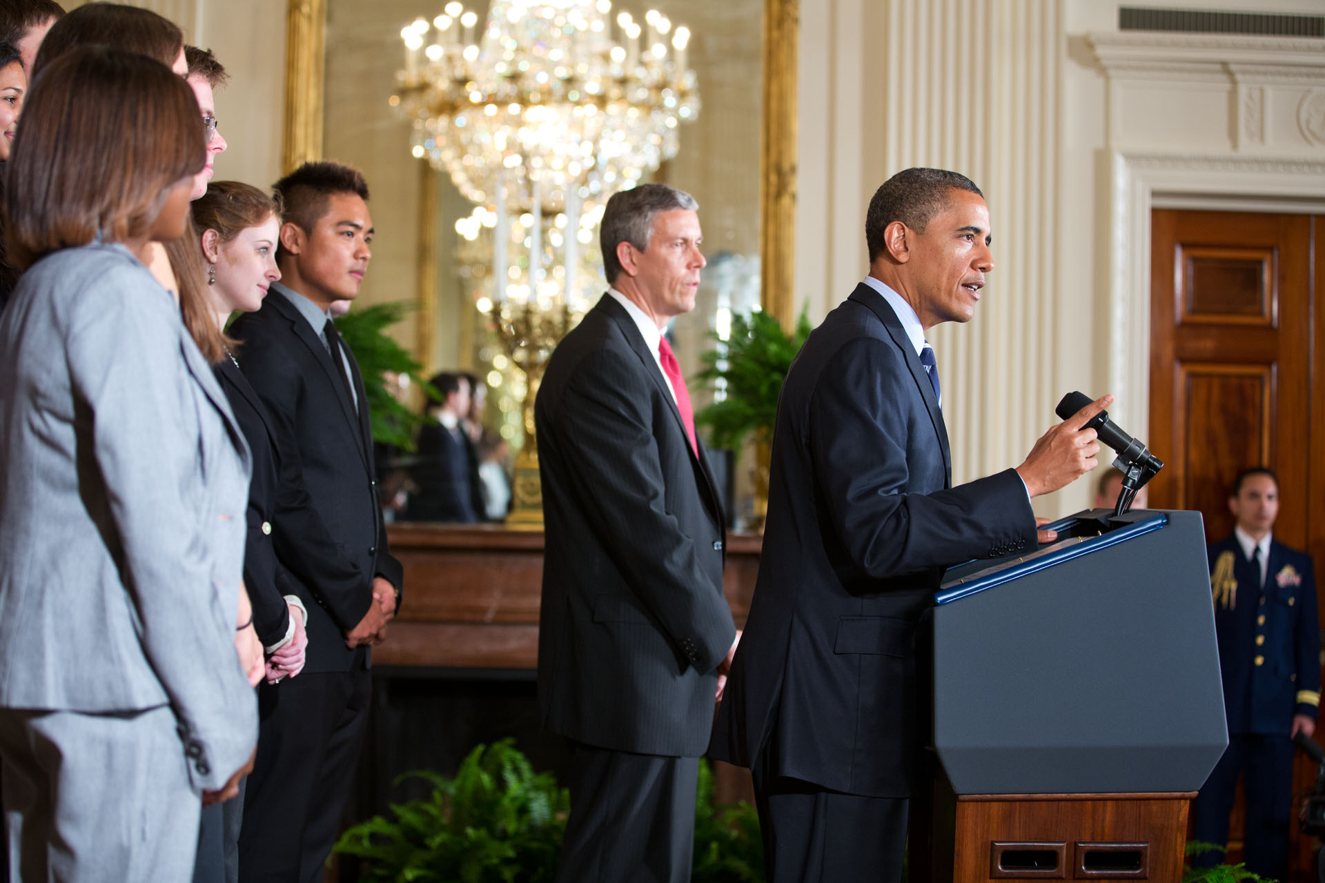 President Barack Obama delivers a statement on college affordability (June 21, 2012)