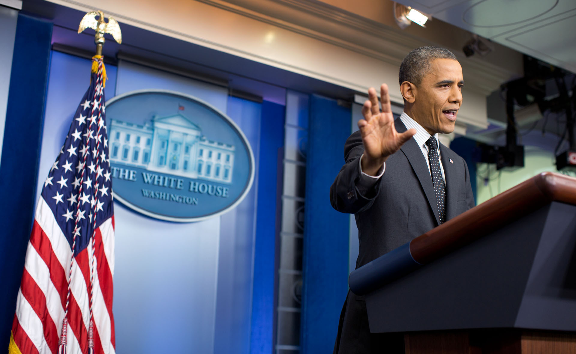 President Barack Obama holds a press conference (August 20, 2012) 