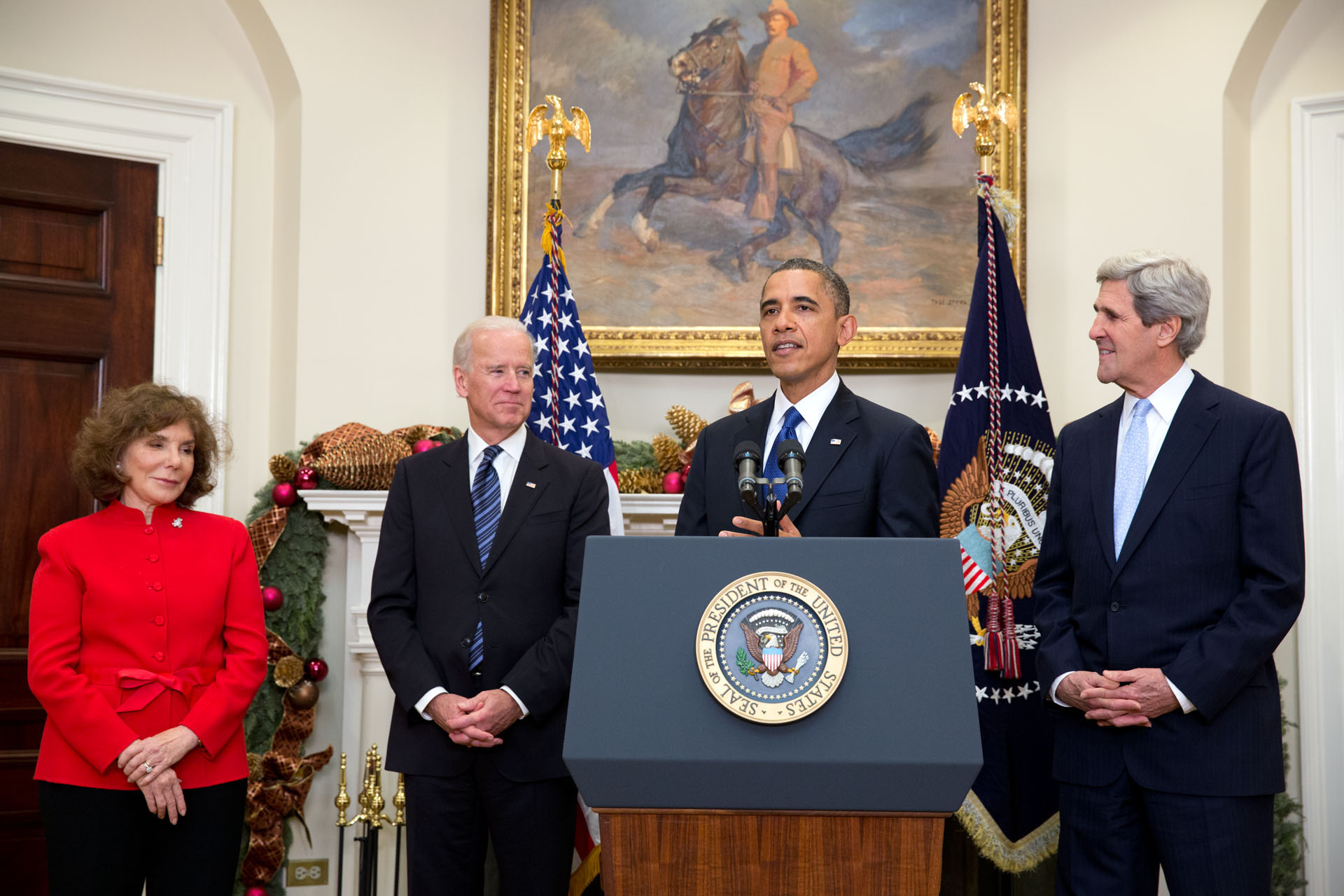 President Barack Obama announces the nomination of Sen. John Kerry to serve as Secretary of State (December 21, 2012)