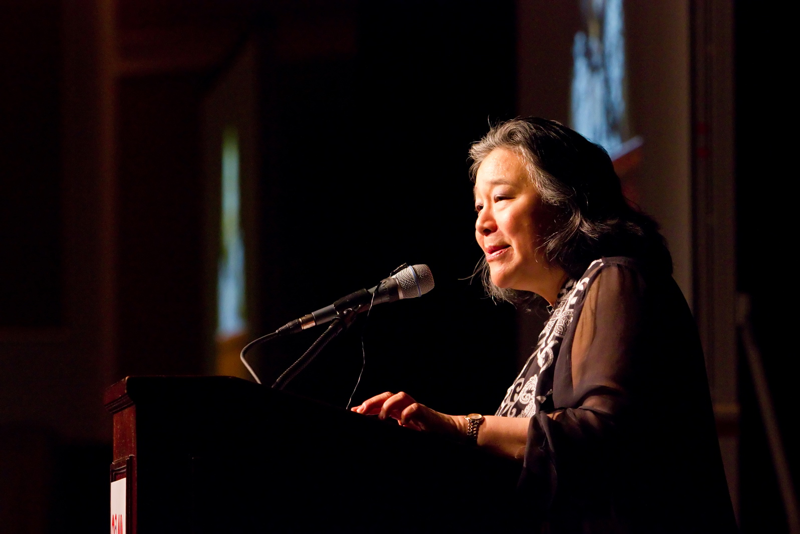 Tina Tchen delivers remarks at the OCA National 40th Anniversary National Convention 