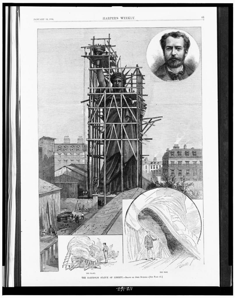 The Bartholdi Statue of Liberty / drawn by John Durkin