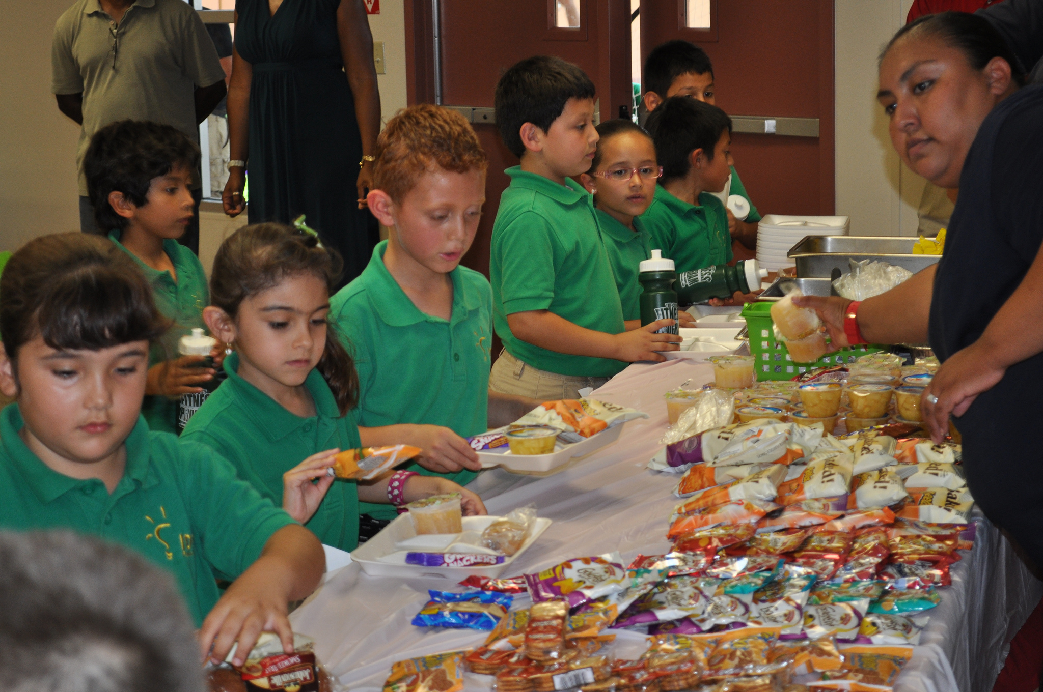 Children at the Basilica of Our Lady of San Juan Del Valle, TX