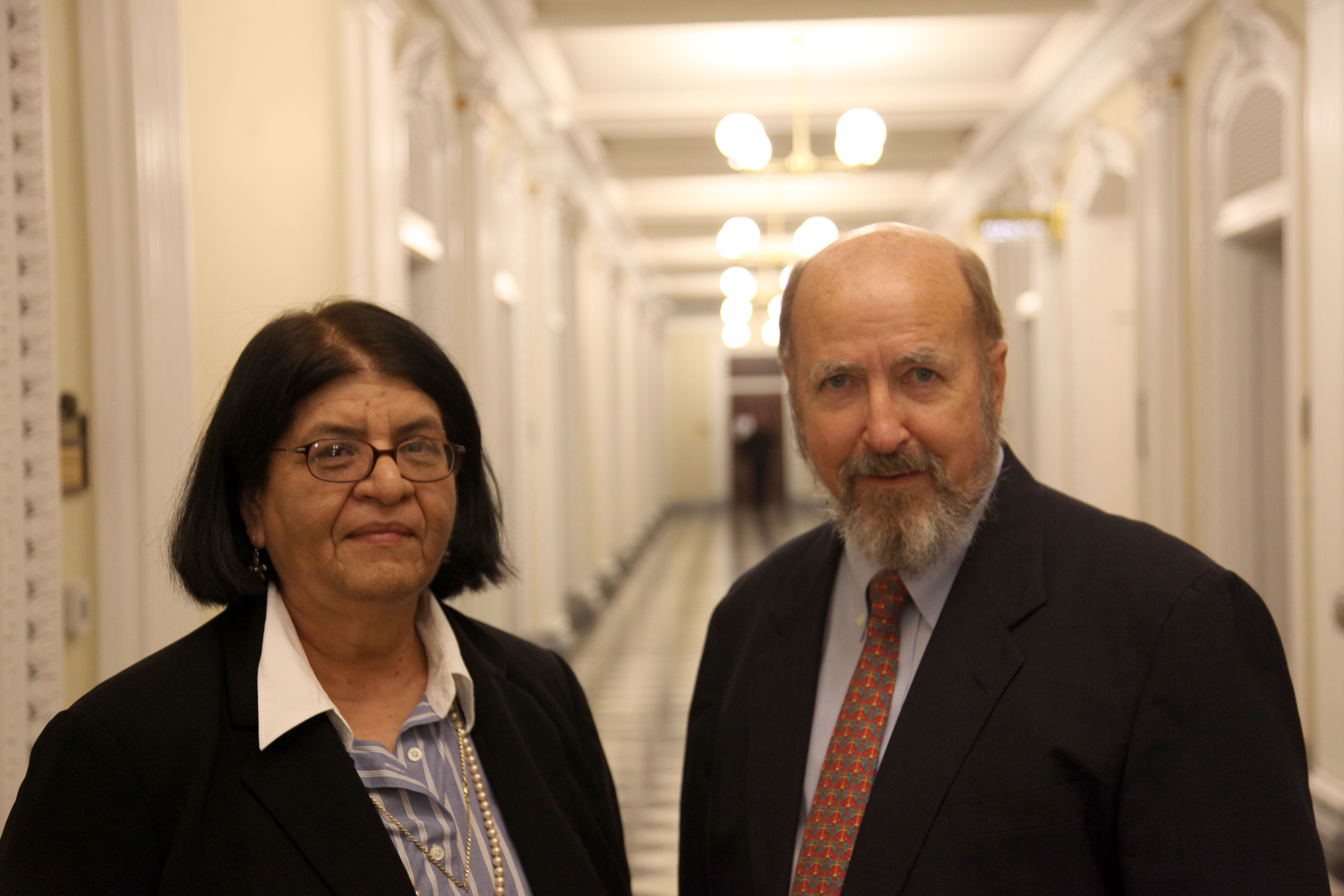 David Hall and Paula Gomez