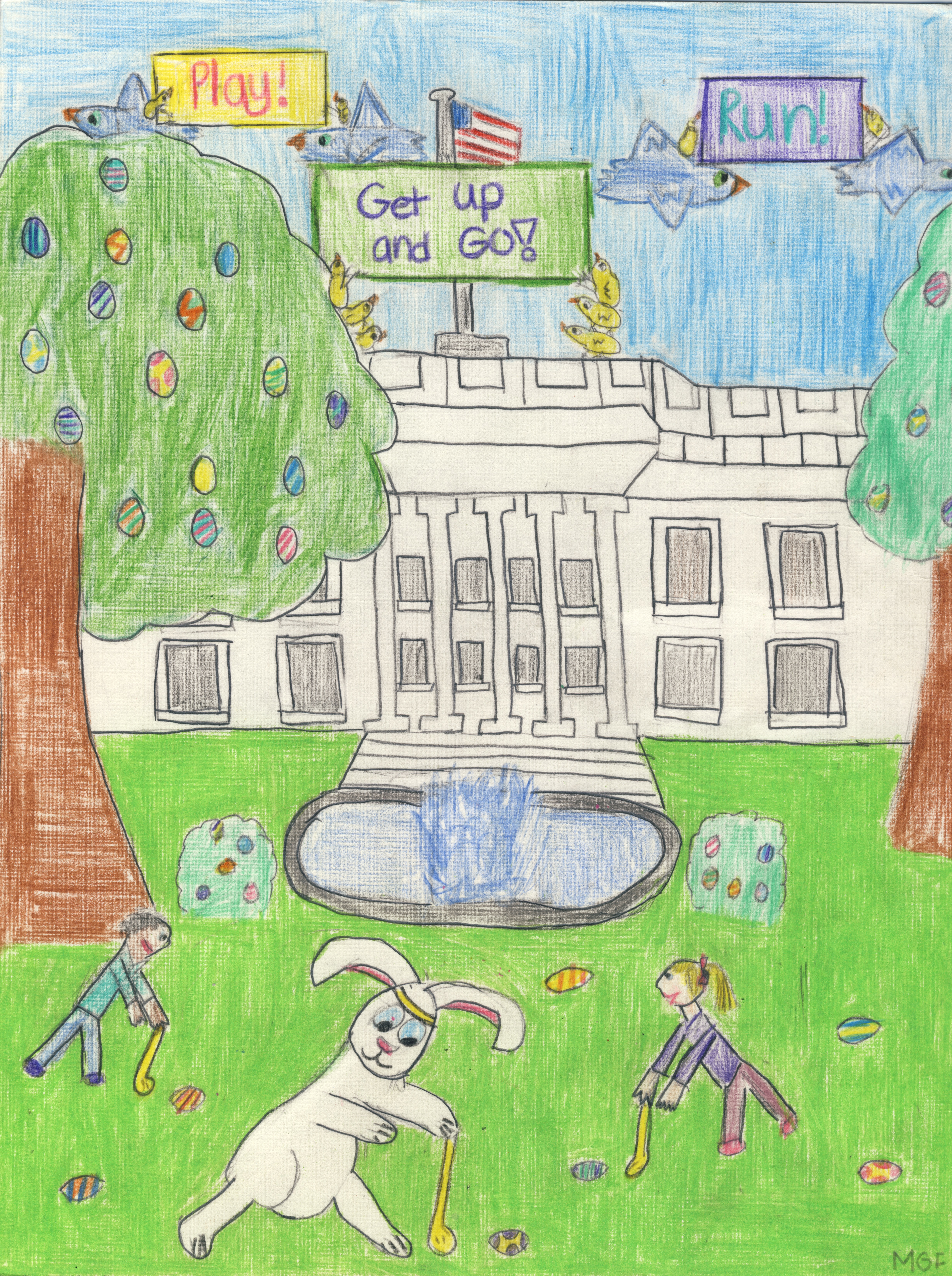 Easter Egg Roll cover artwork selected was created by Morgan Ferrans