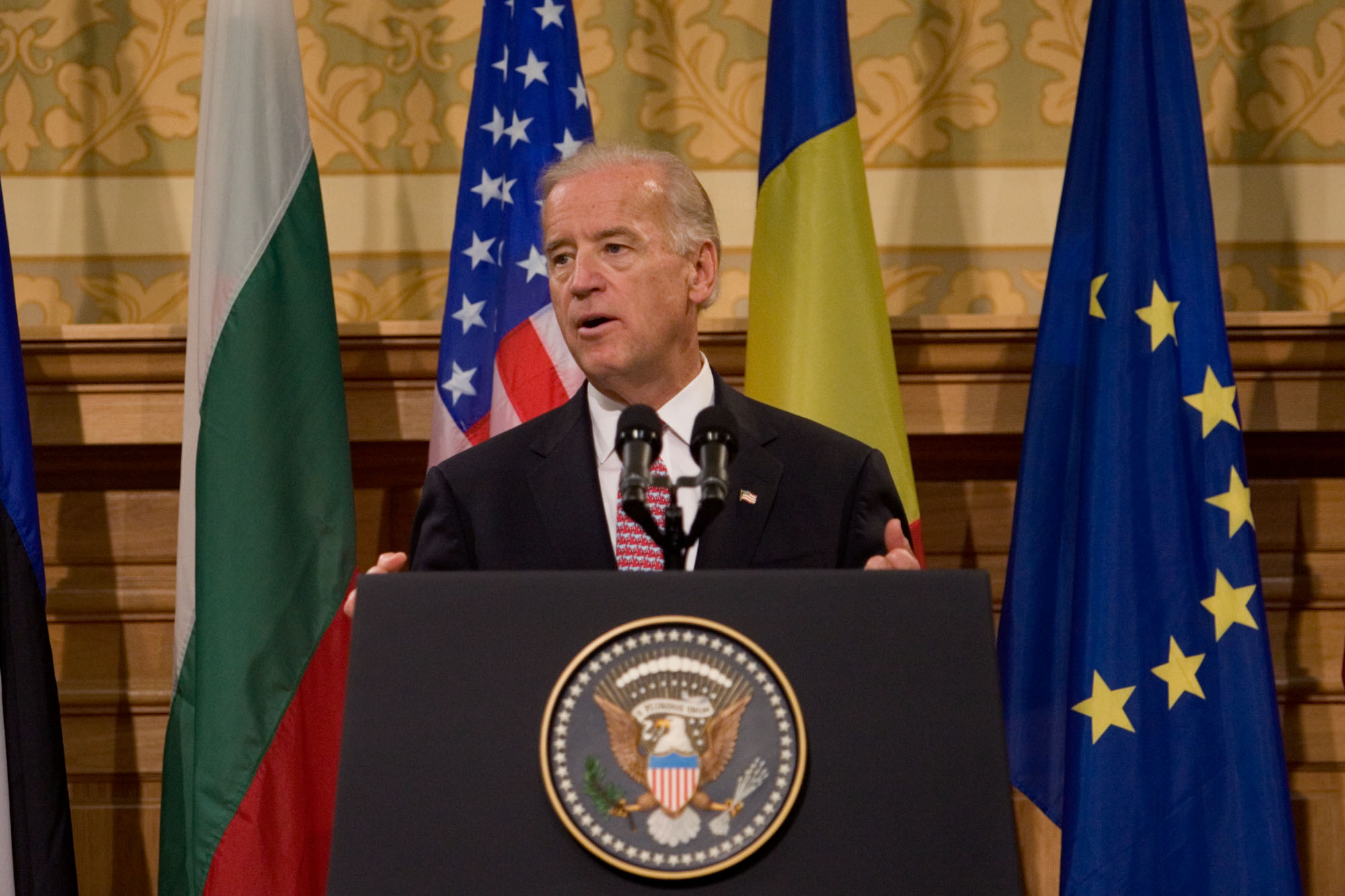 Vice President Joe Biden Speaks in Romania