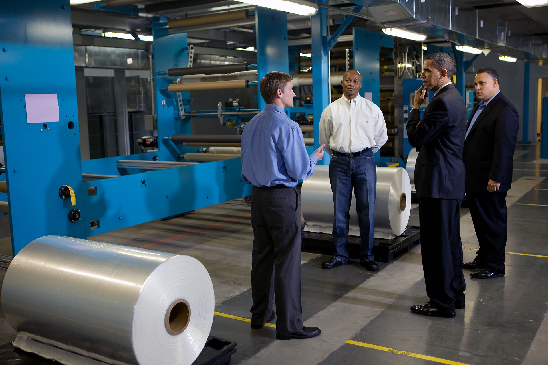 President Obama Tours Celgard Inc. 