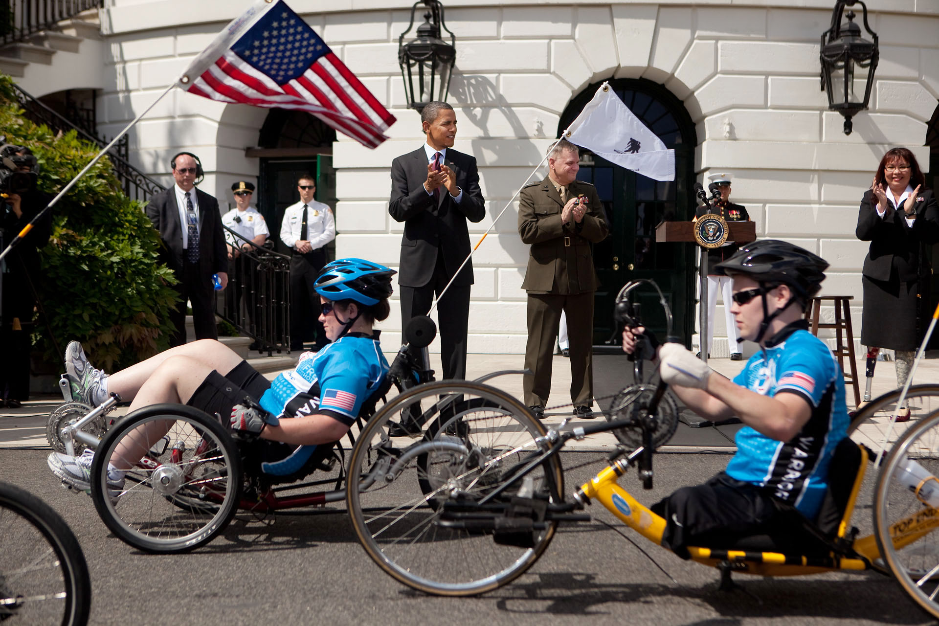 President Obama at Soldier's Ride