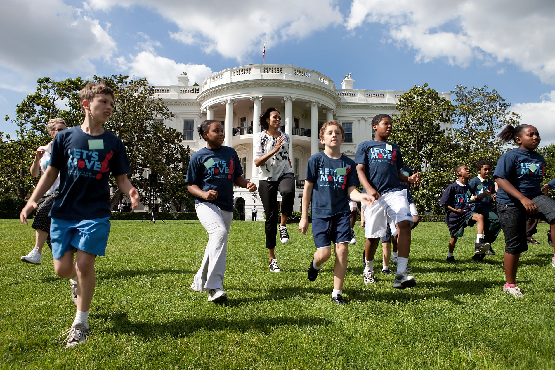 Let’s Move! series kick-off on the South Lawn with First Lady Michelle Obama