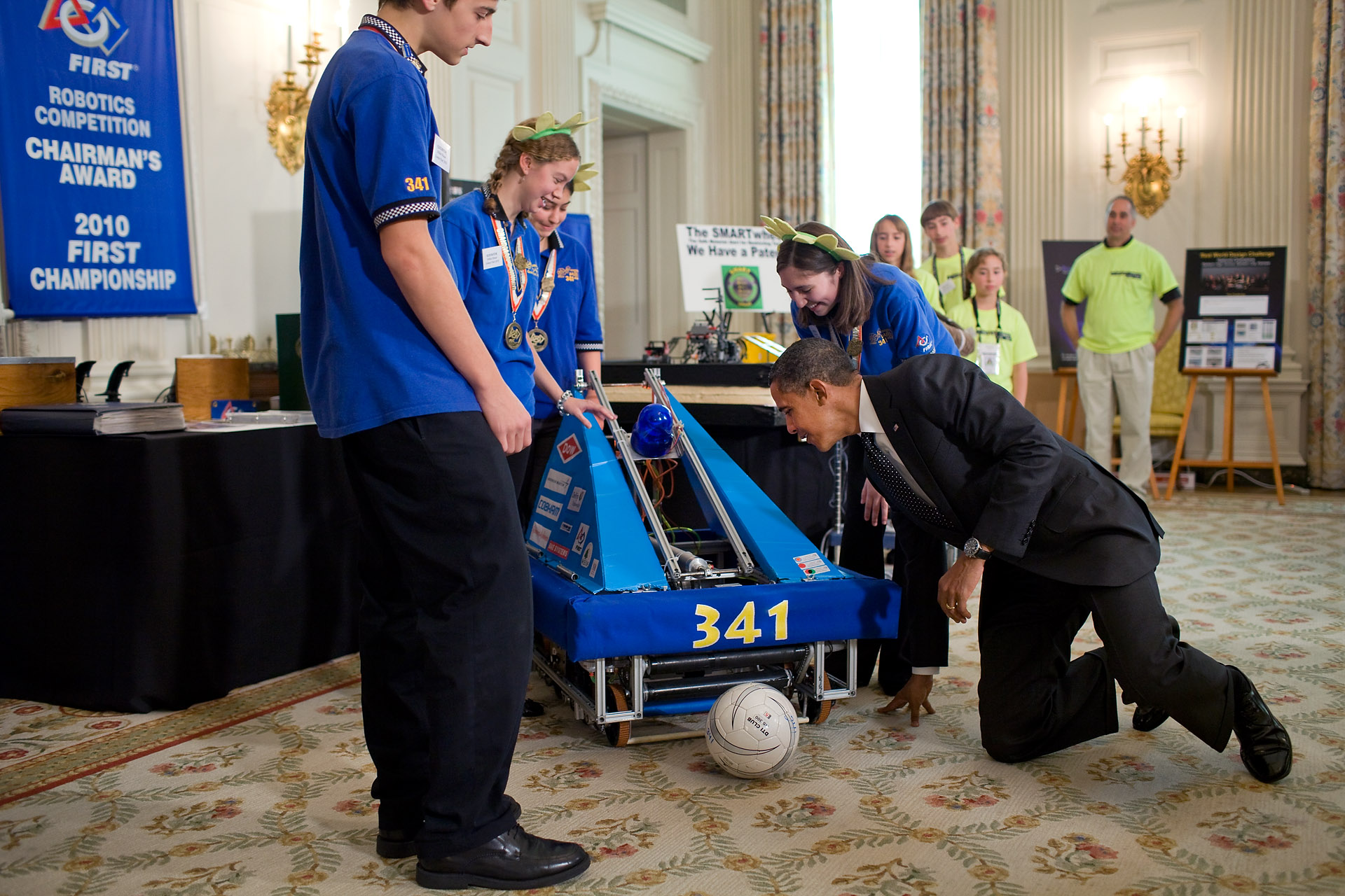 President Obama at White House Science Fair 2