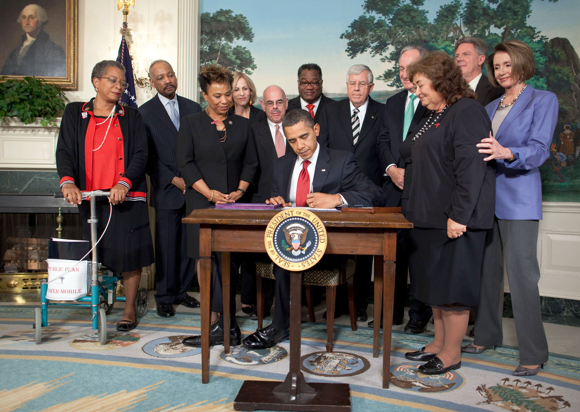 Ryan White Signing - President Obama Signs