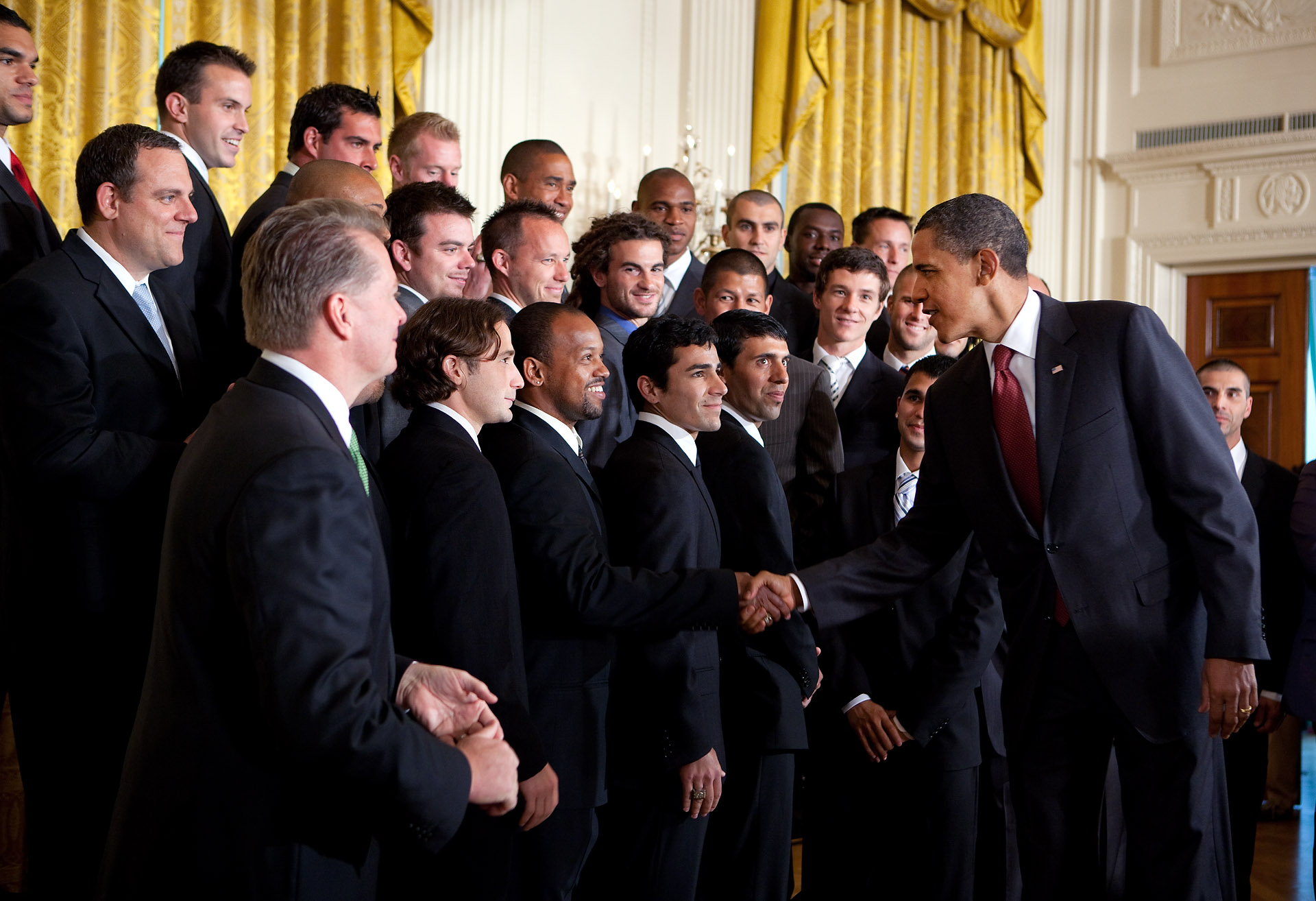 President Obama Greets Real Salt Lake at the White House 