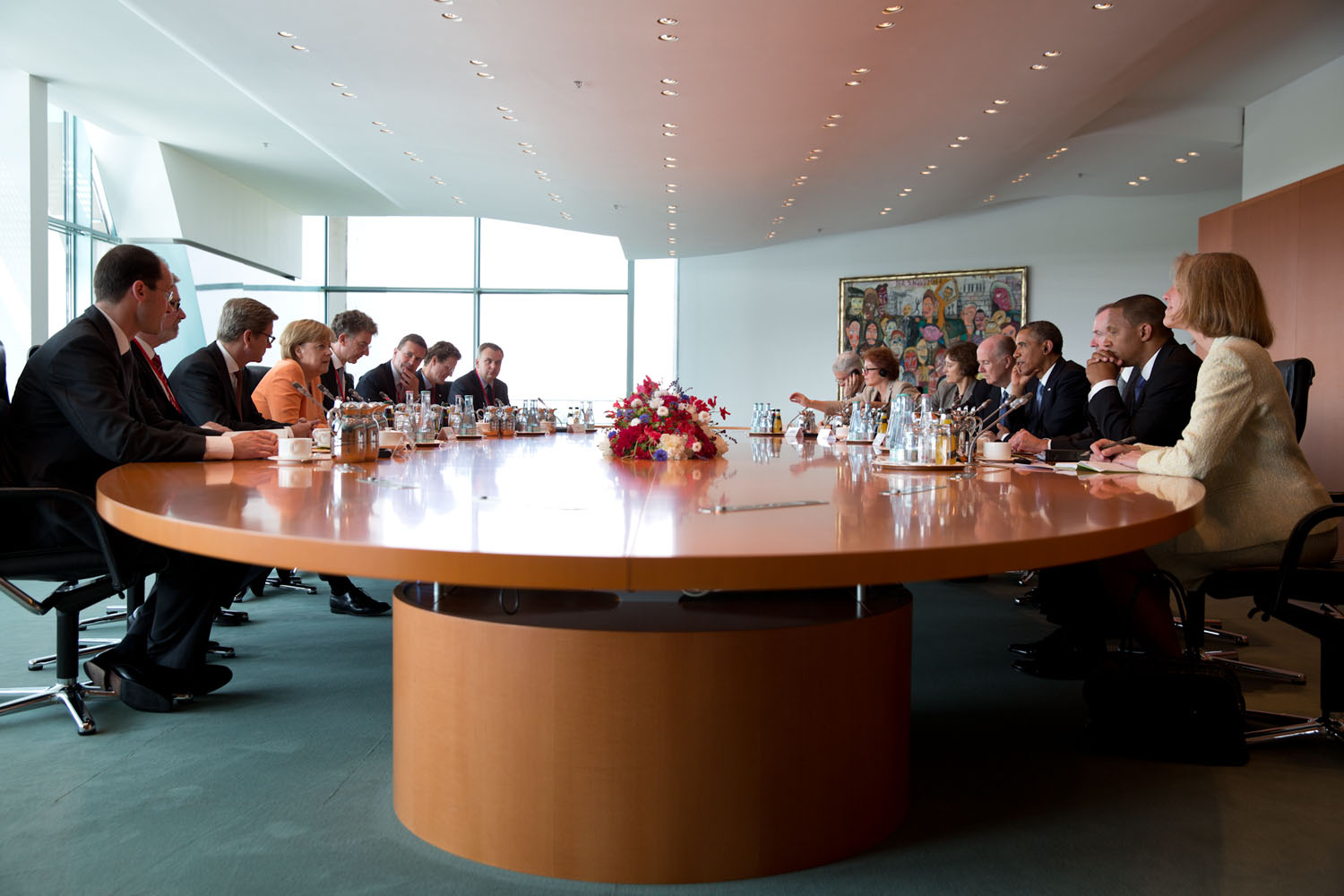 President Barack Obama holds a bilateral meeting with German Chancellor Angela Merkel in Berlin