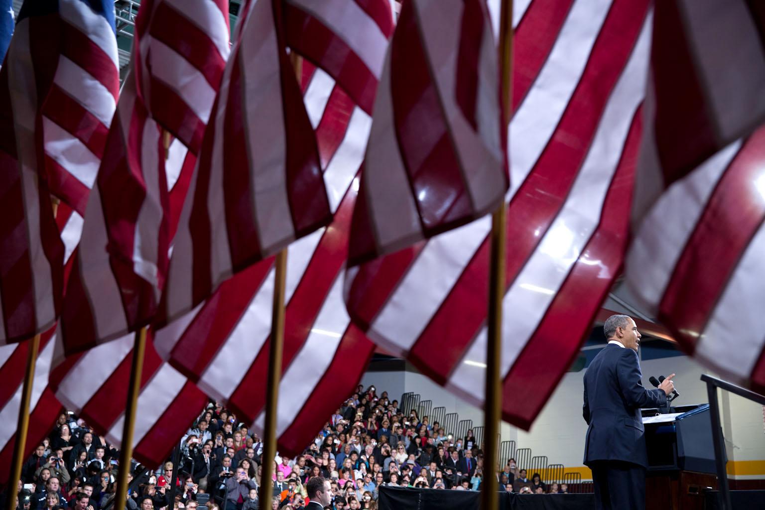President Obama delivers remarks on immigration at Del Sol High School in Las Vegas, Jan. 29, 2013