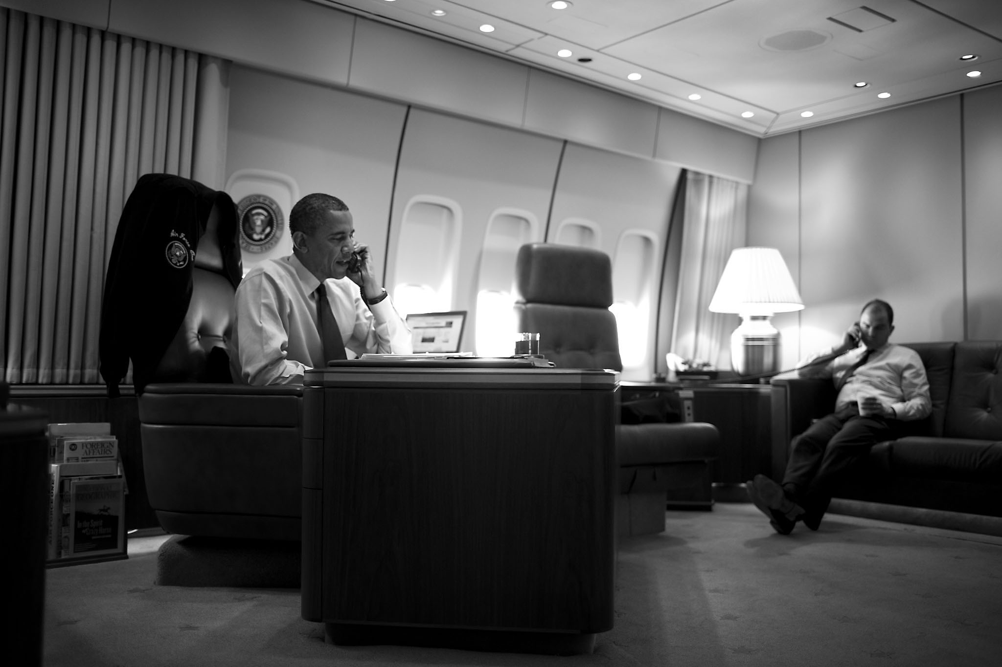 President Obama Talks With Prime Minister Singh Of India