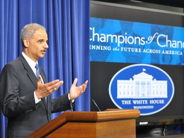 Attorney General Eric Holder Addresses Fatherhood Champions of Change