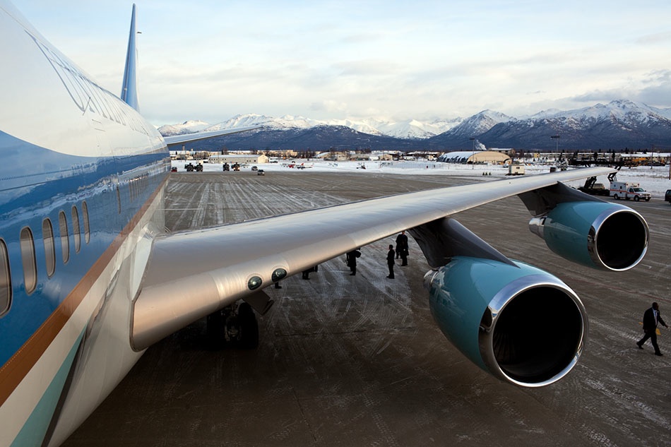 Air Force One in Alaska