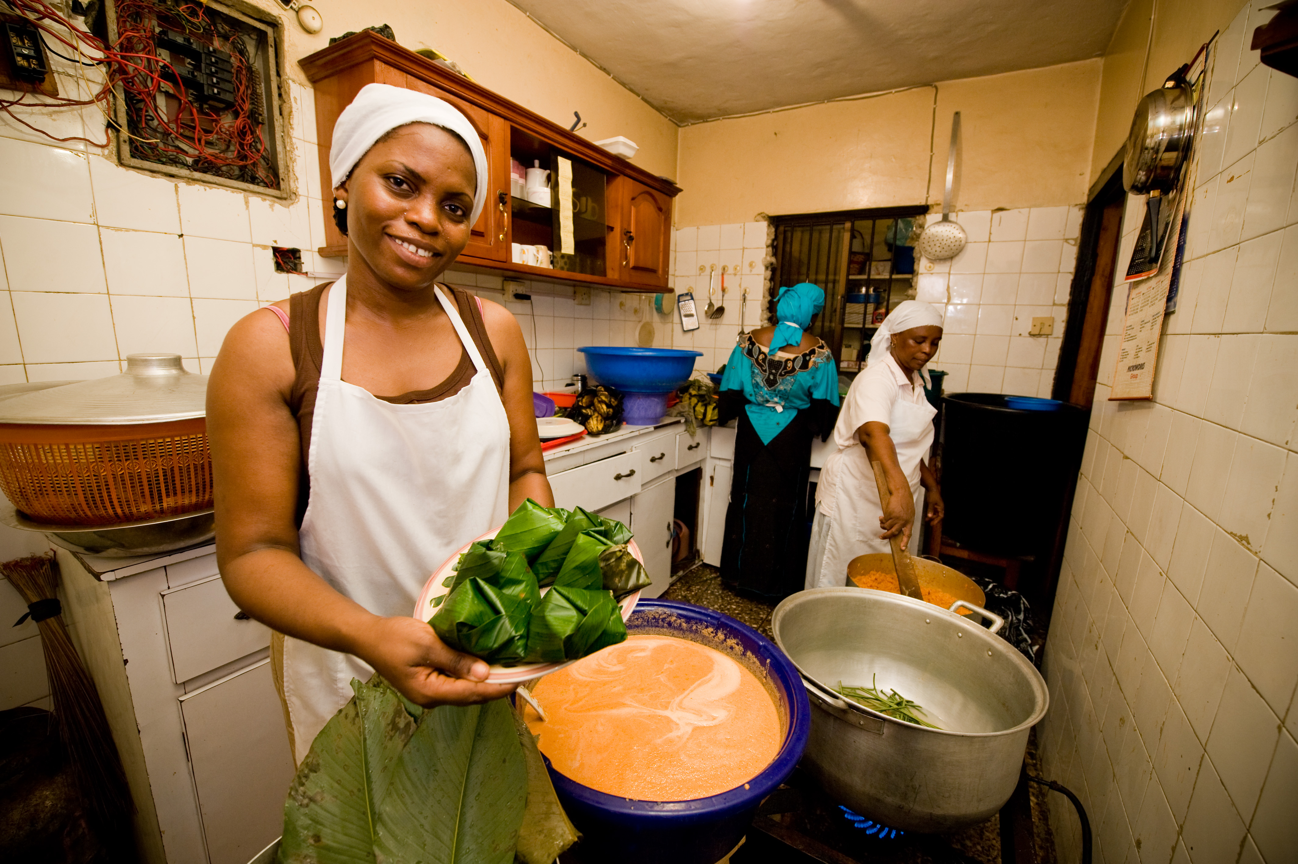 Ayo Megbope is a graduate of Goldman Sachs' 10,000 Women program, and the owner of “No Leftovers Nigeria”, a catering company and restaurant in Lagos, Nigeria. Photo provided by “Goldman Sachs | 10,000 Women”