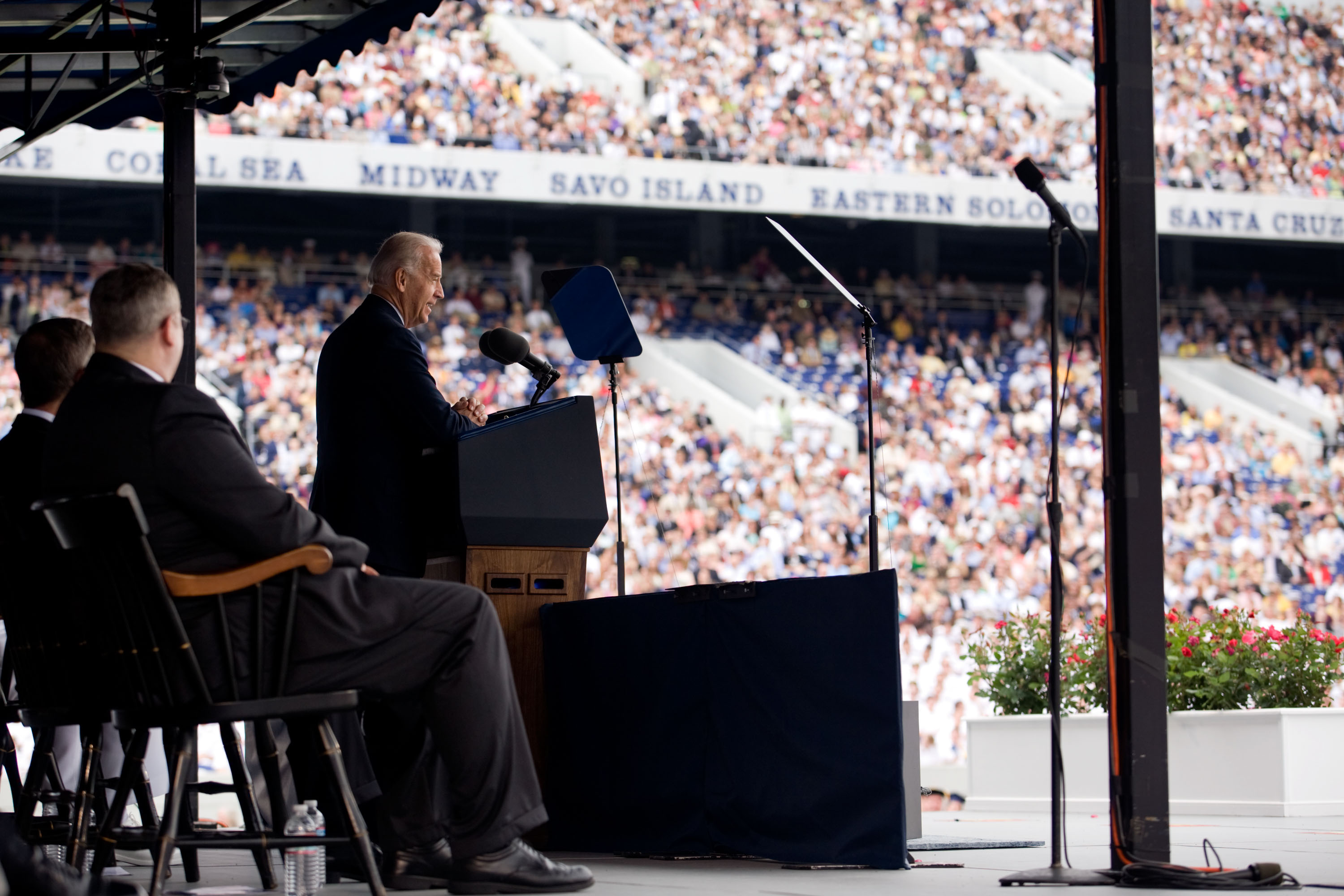 Vice President Biden Speaks at Naval Academy Commencement