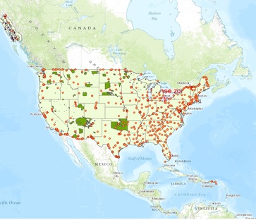 Broadband Map of Federal Property