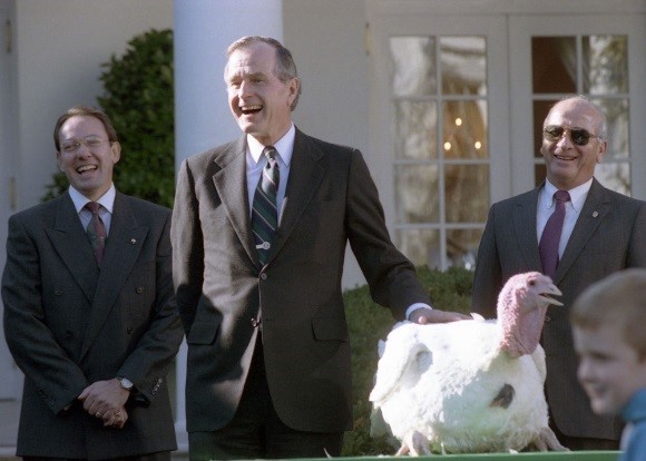 President Bush Pardons a Turkey