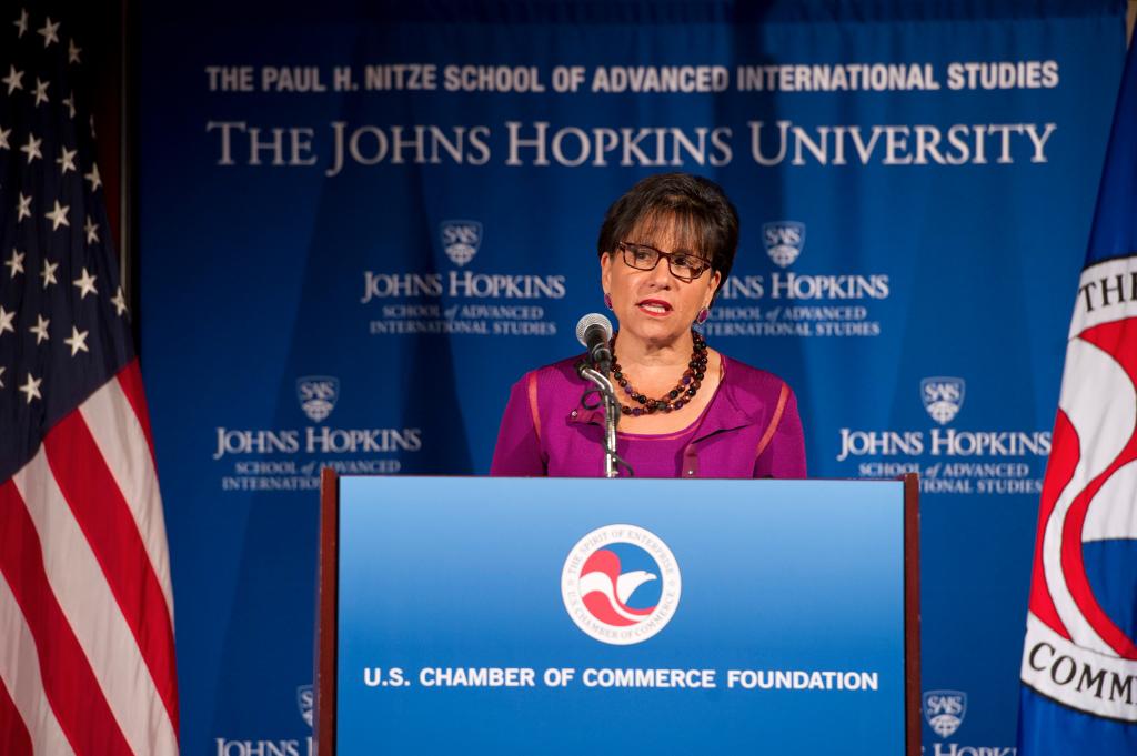 Secretary Pritzker delivers remarks at the Global Conference on Women in the Boardroom