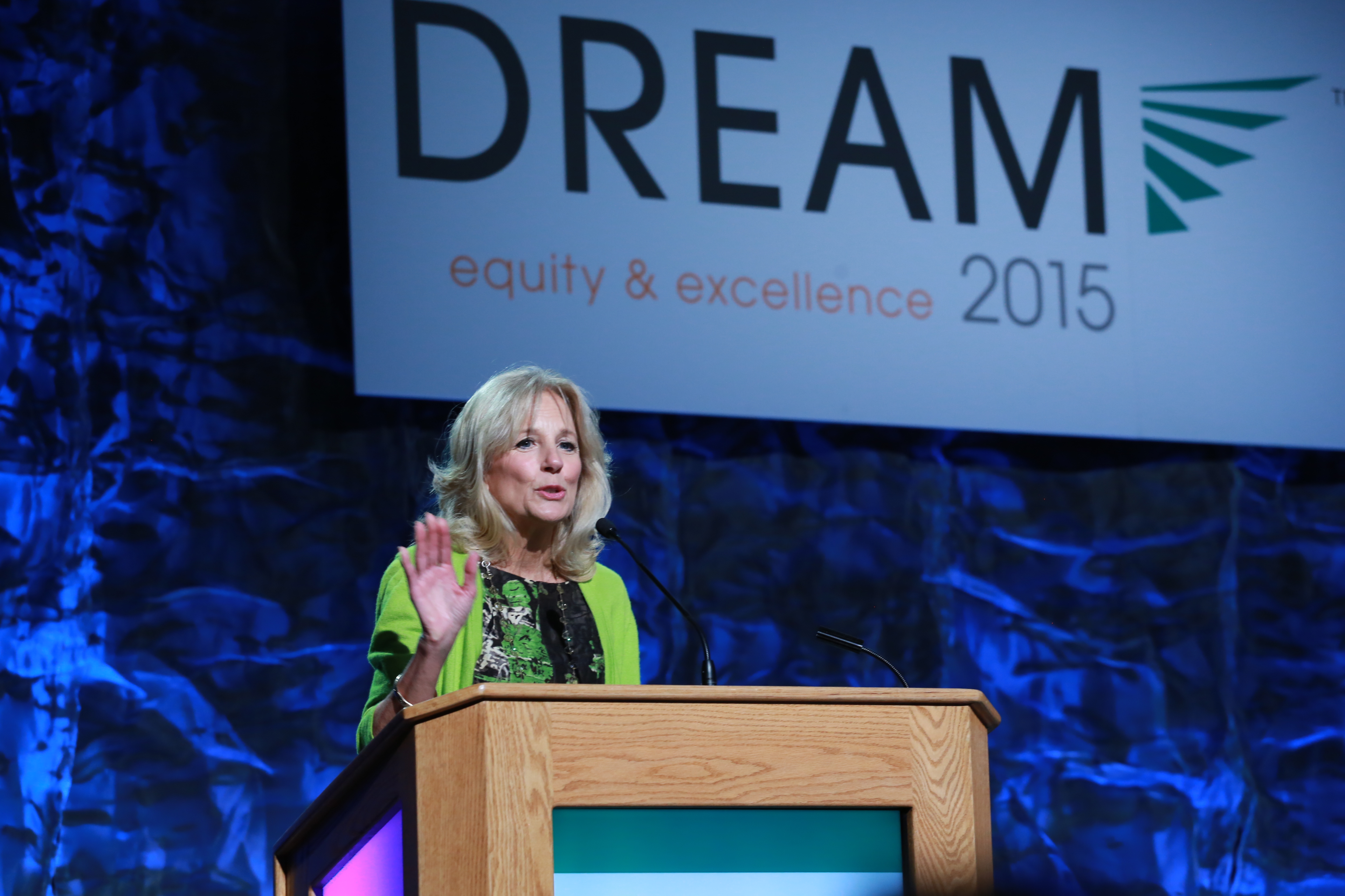 Dr. Jill Biden delivers closing remarks at DREAM 2015