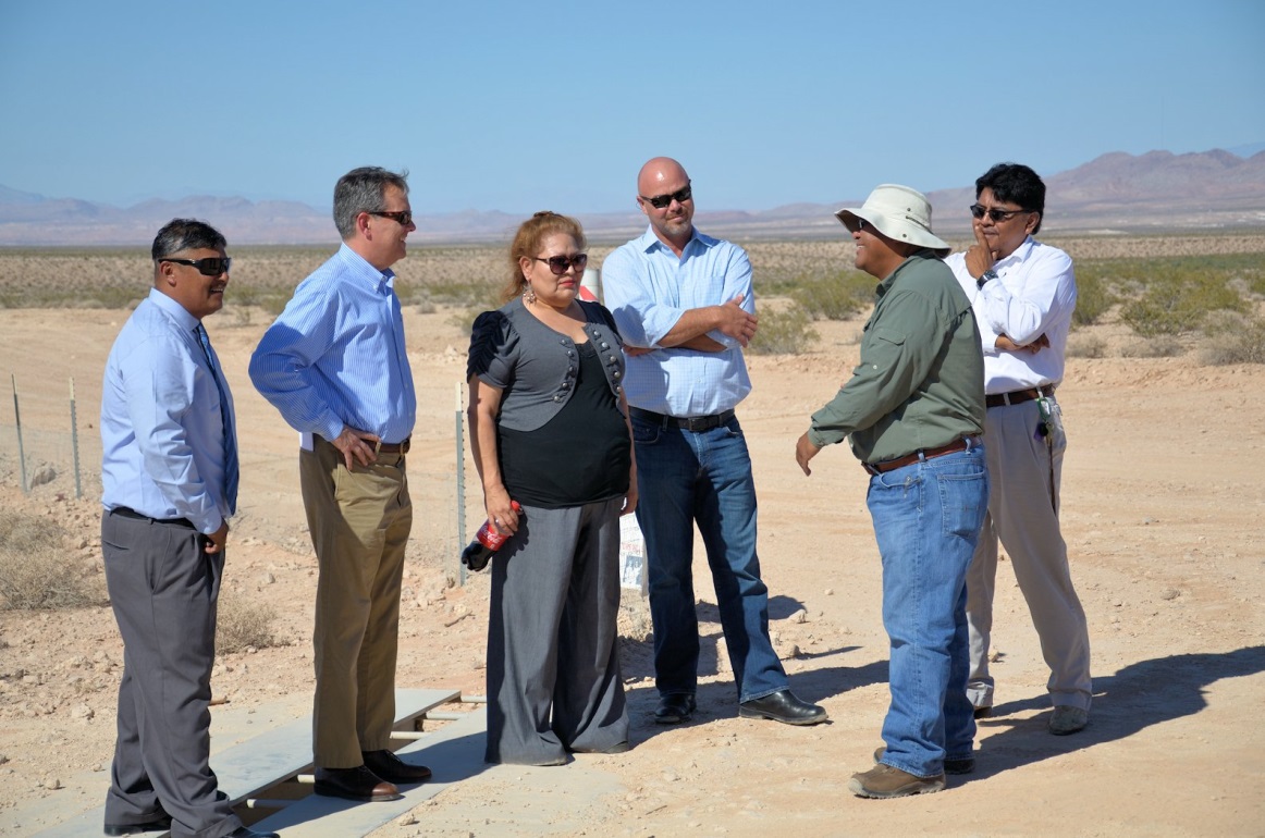 David Agnew Meets with Leaders of the Moapa Band of Paiute Indians and the Moapa Solar Project