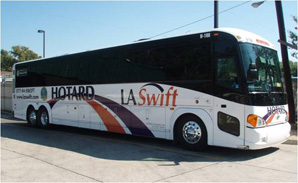 DOT Katrina image, LA Swift Bus