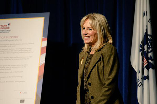 Dr. Biden at Military Spouse Employment Partnership (MSEP) Induction Ceremony