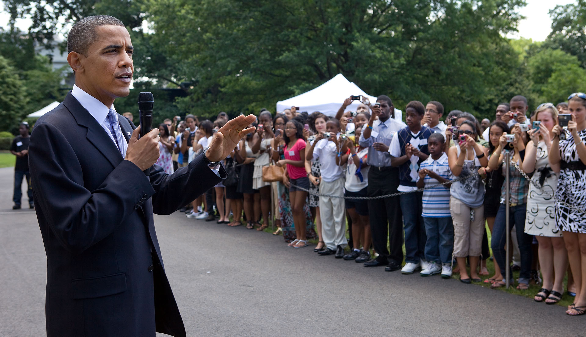 President Obama Speaks at Fatherood Barbecue