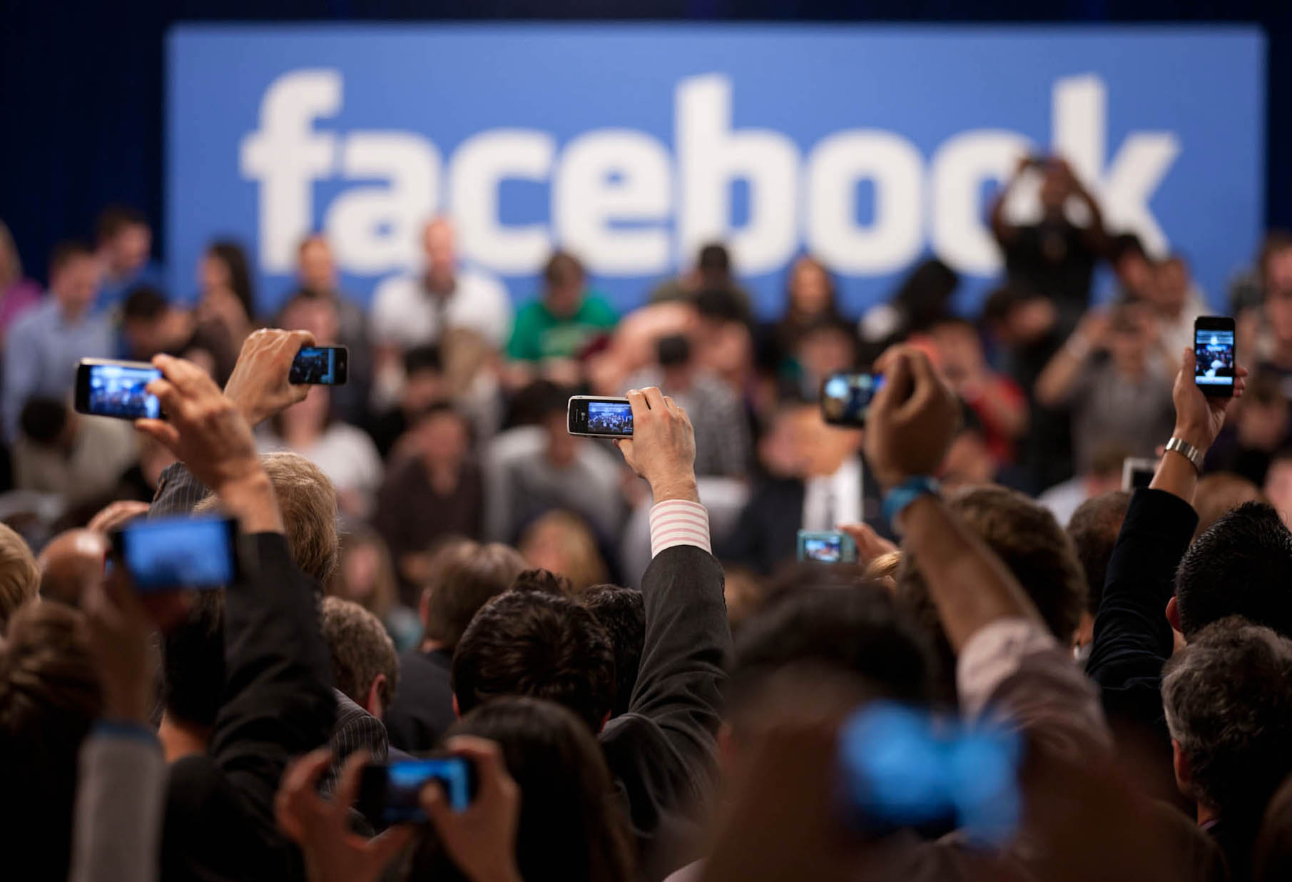 Phones Out at Facebook Town Hall