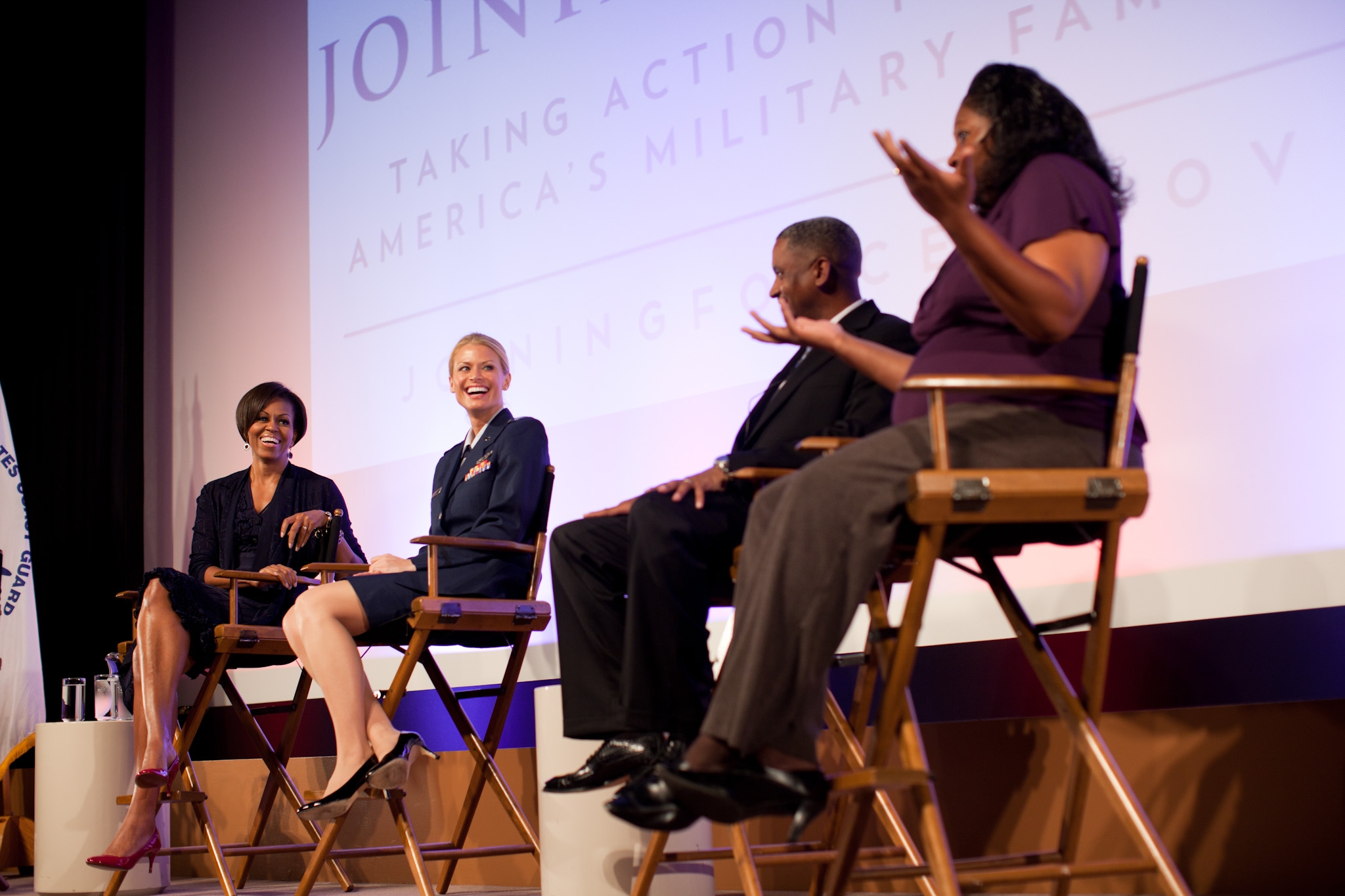 The First Lady with Military Family Panelists