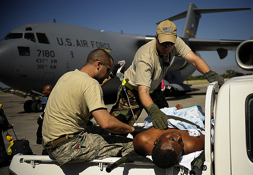 Air Force Medics in Haiti