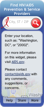 HIV/AIDS Prevention and Service Providers box