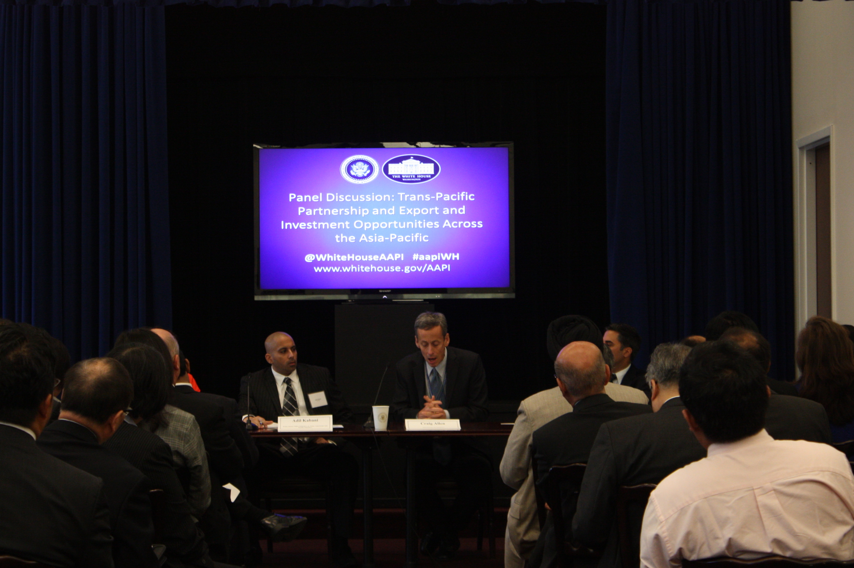 Participants at the Doing Business in Asia Forum Listen to a Panel Discussion 5.20.13