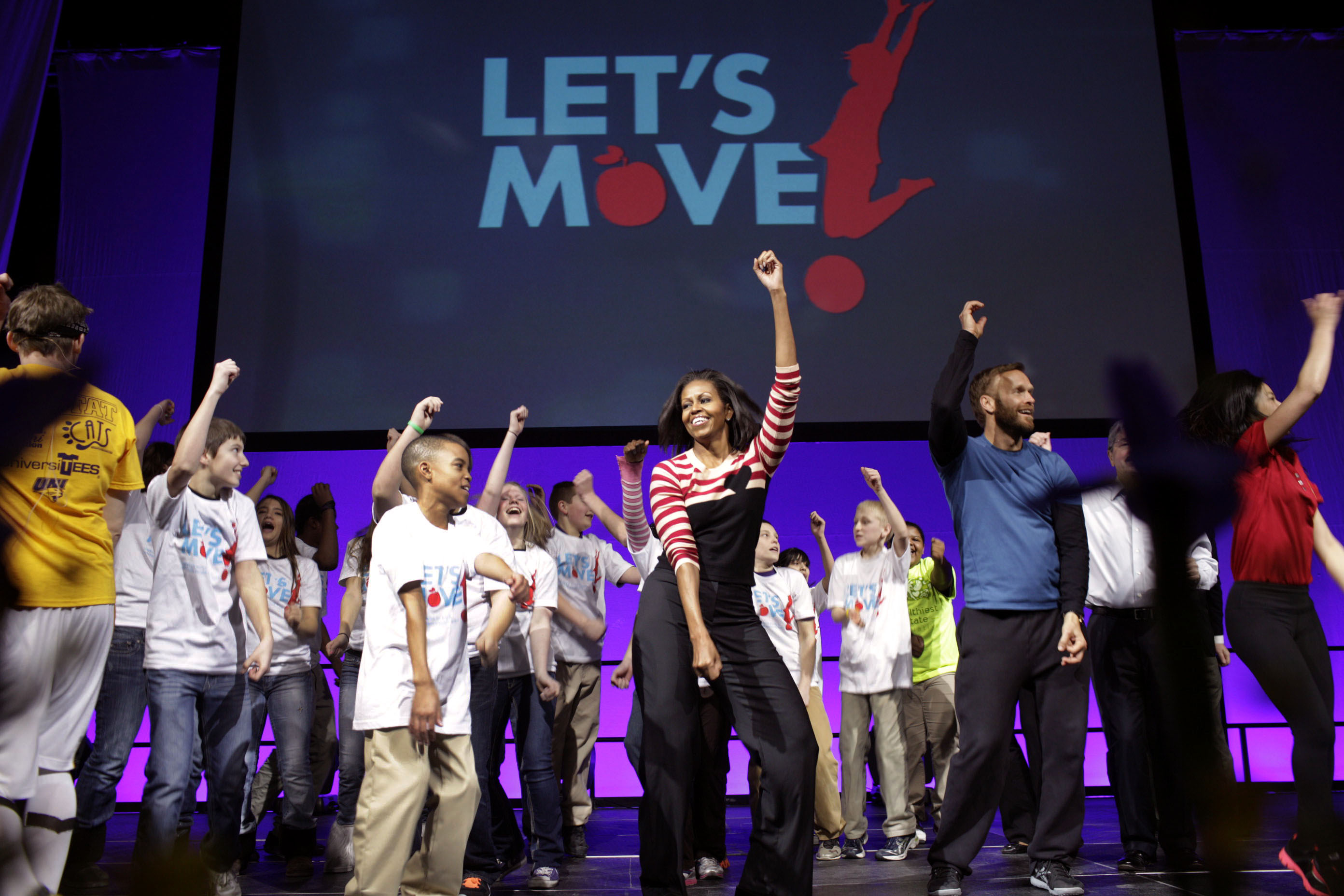 First Lady Michelle Obama Celebrates Let's Move Day in Iowa