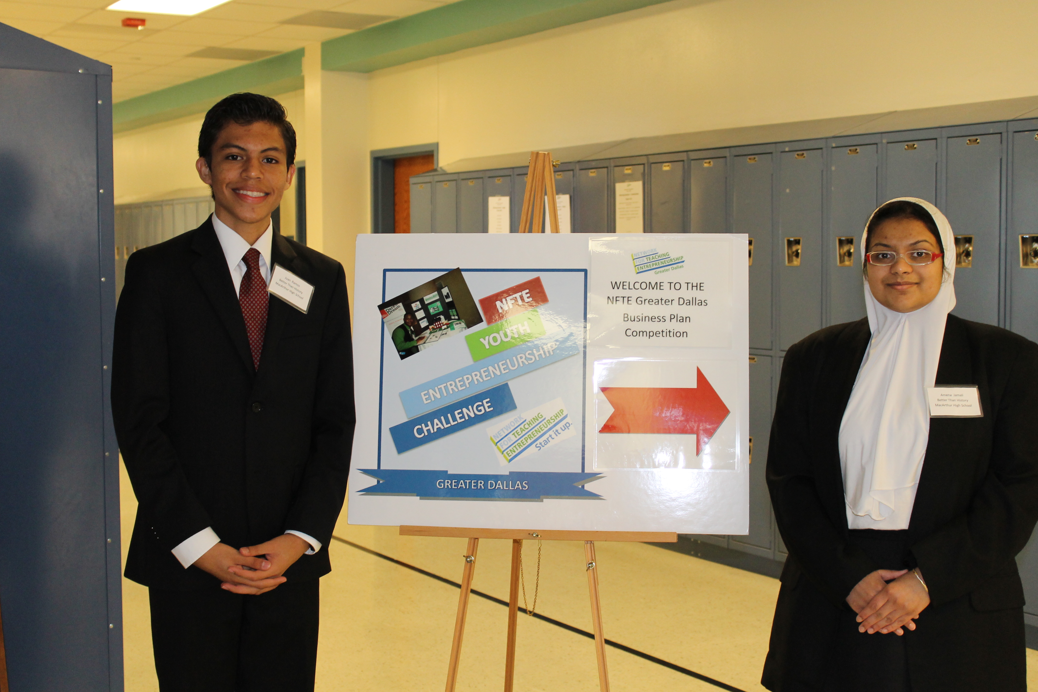 OSTP Science Fair Amena & Juan