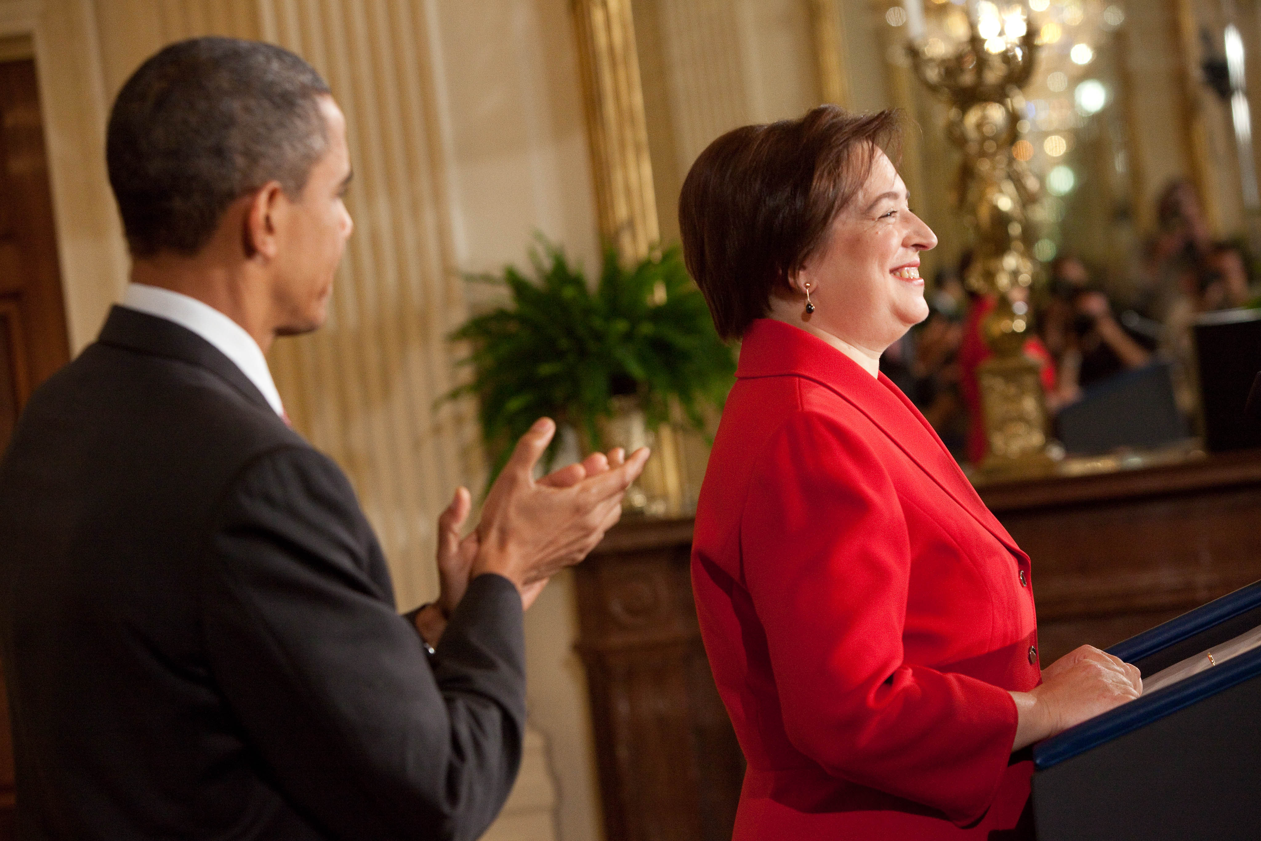 Elena Kagan Speaks at Reception for Her Confirmation