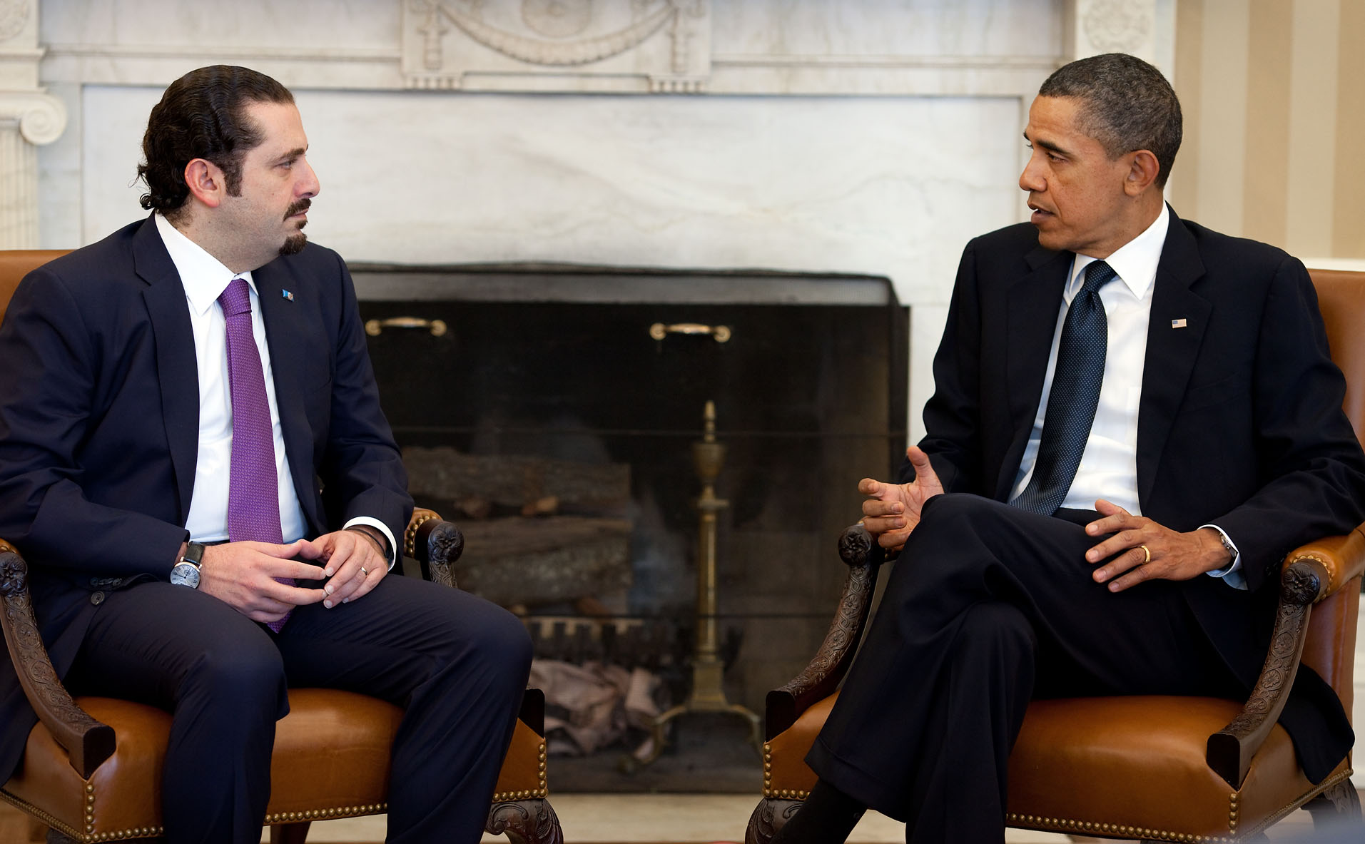 President Obama Meets with Prime Minister Hariri of Lebanon