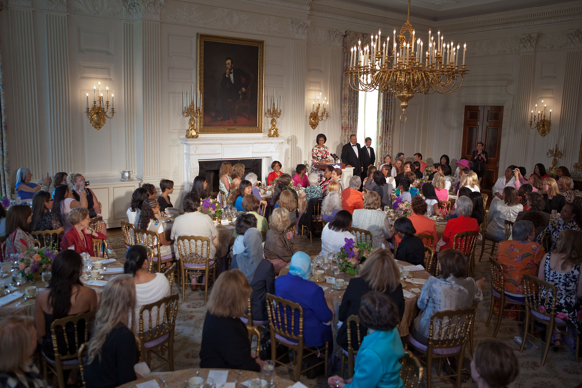 Wide Shot of the Mother's Day Tea
