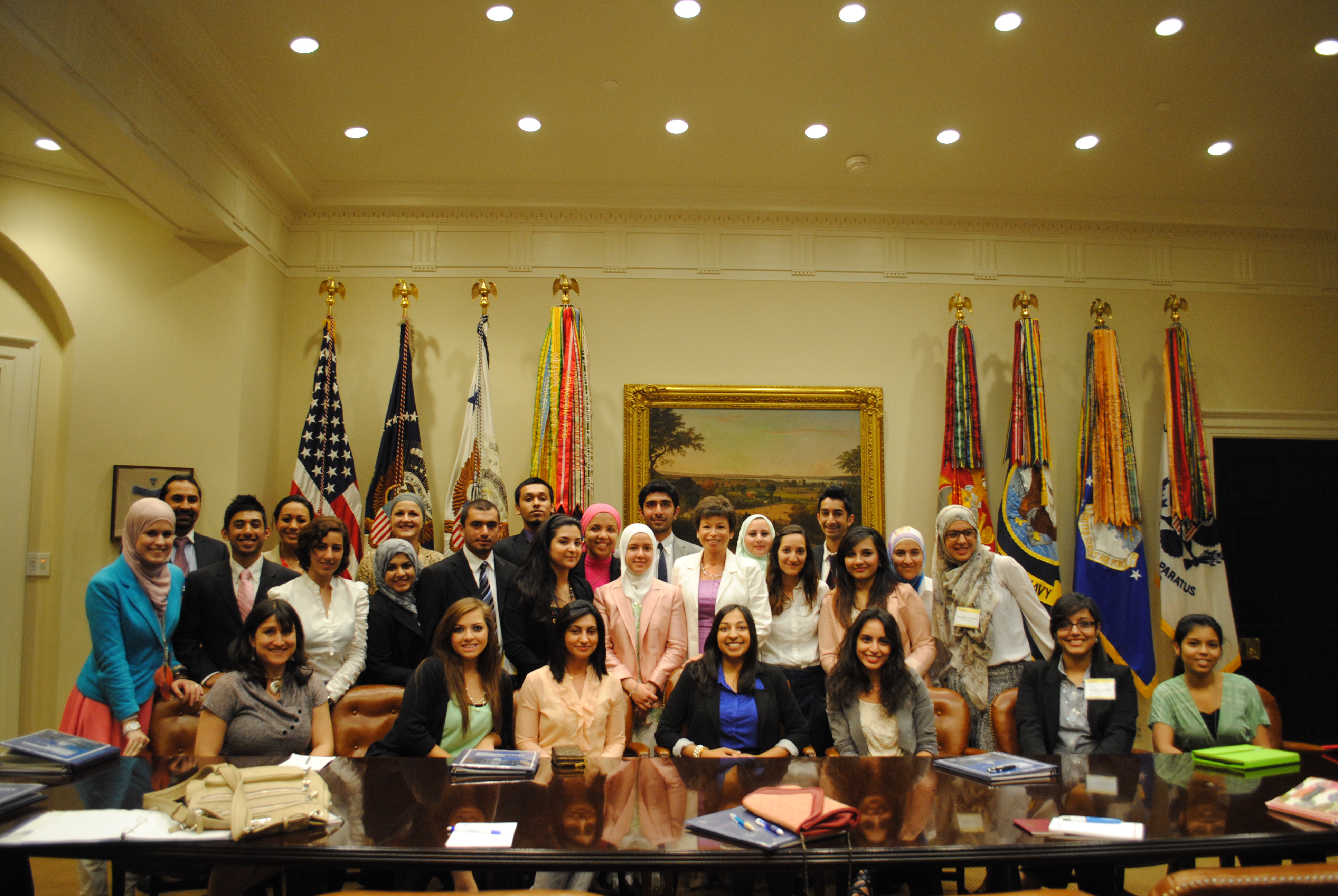 Valerie Jarrett with MPAC Young Leaders