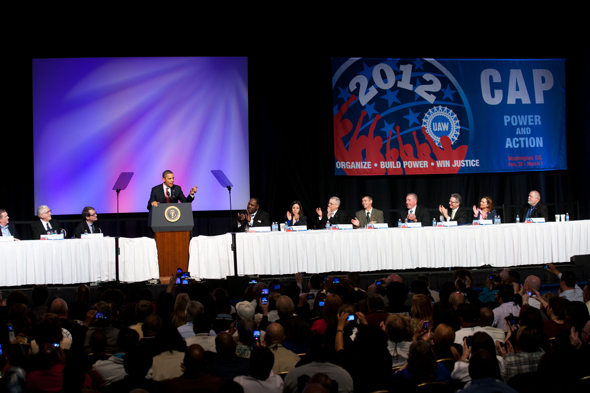 President Barack Obama Delivers Remarks at the United Auto Workers Conference 